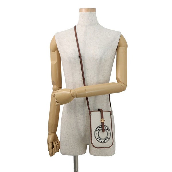 バーバリー フォンホルダー アニー フォンケース キャンバス レザー 8040877 BURBERRY ポシェット