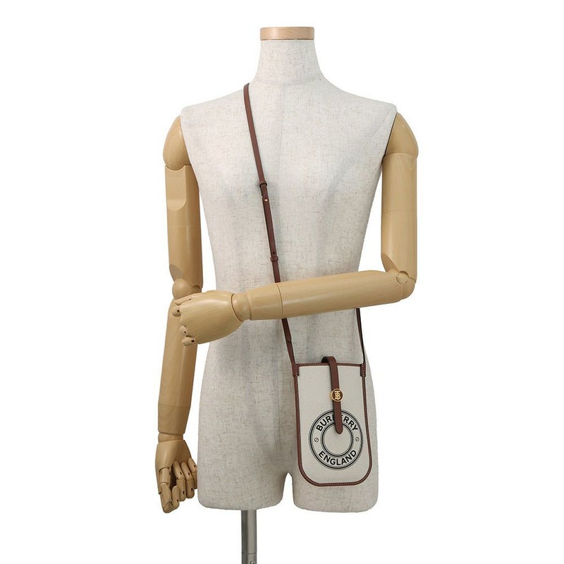 バーバリー フォンホルダー アニー フォンケース キャンバス レザー 8040877 BURBERRY ポシェット