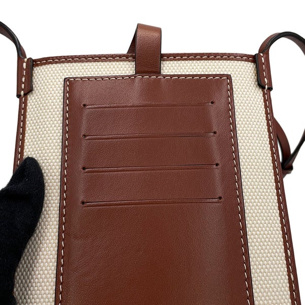 バーバリー フォンホルダー アニー フォンケース キャンバス レザー 8040877 BURBERRY ポシェット