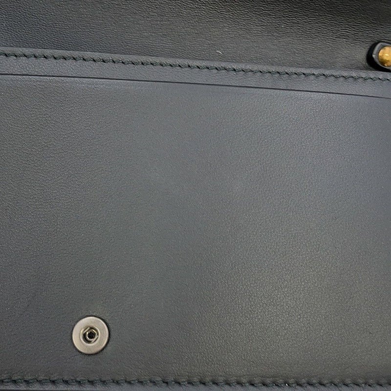 ボッテガヴェネタ チェーンウォレット イントレチャート ナイロン レザー BOTTEGA VENETA 財布 黒