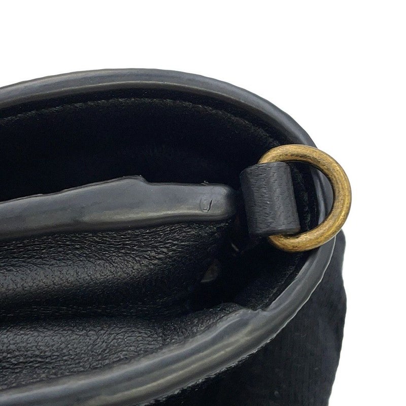 ボッテガヴェネタ チェーンウォレット イントレチャート ナイロン レザー BOTTEGA VENETA 財布 黒