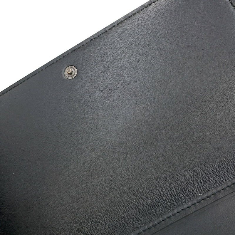 ボッテガヴェネタ チェーンウォレット イントレチャート ナイロン レザー BOTTEGA VENETA 財布 黒