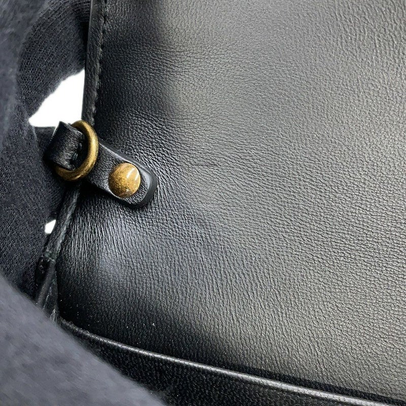 ボッテガヴェネタ チェーンウォレット イントレチャート ナイロン レザー BOTTEGA VENETA 財布 黒