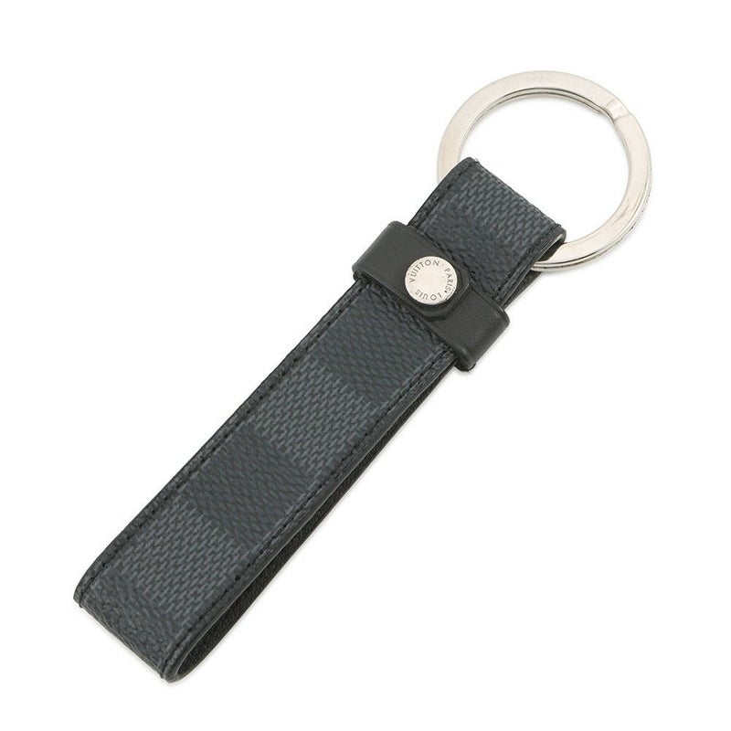 ルイヴィトン キーホルダー ダミエ・グラフィット LVドラゴンヌ M62706 LOUIS VUITTON チャーム ブラック 黒