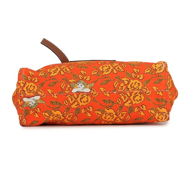 ロエベ トートバッグ パウラズ イビザ アナグラム エンジェル 天使 キャンバス/レザー LOEWE バッグ