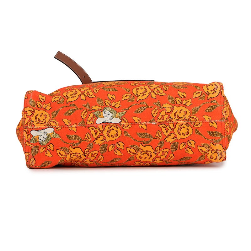 ロエベ トートバッグ パウラズ イビザ アナグラム エンジェル 天使 キャンバス/レザー LOEWE バッグ