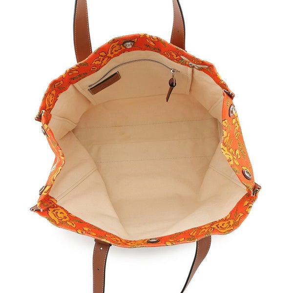 ロエベ トートバッグ パウラズ イビザ アナグラム エンジェル 天使 キャンバス/レザー LOEWE バッグ