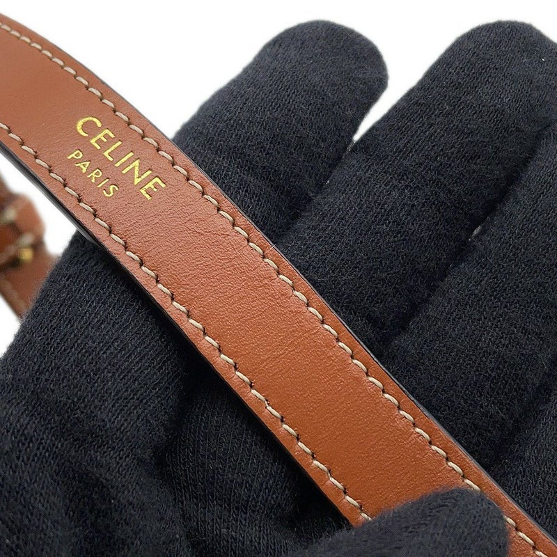 セリーヌ ハンドバッグ トリオンフ アヴァ ミニ PVC/レザー 10I602DS1 CELINE ショルダーバッグ