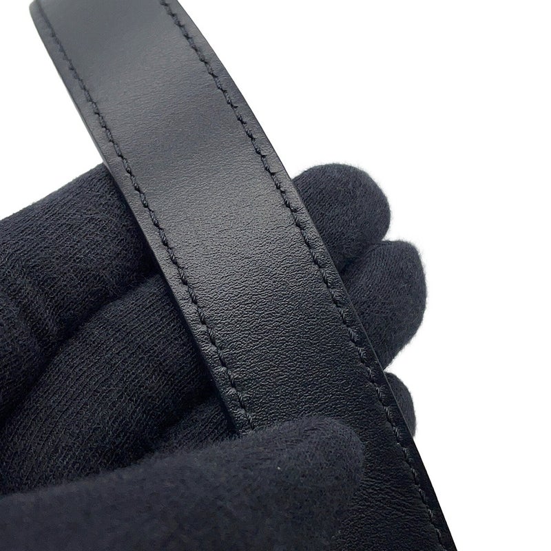 セリーヌ ショルダーバッグ トリオンフ ホリゾンタル ミディアム メッセンジャーバッグ PVC/レザー 194502CIM.38NO CELINE 黒