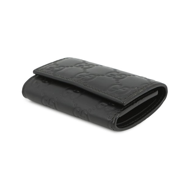 グッチ 6連キーケース グッチシマ レザー 138093 GUCCI キーケース 黒