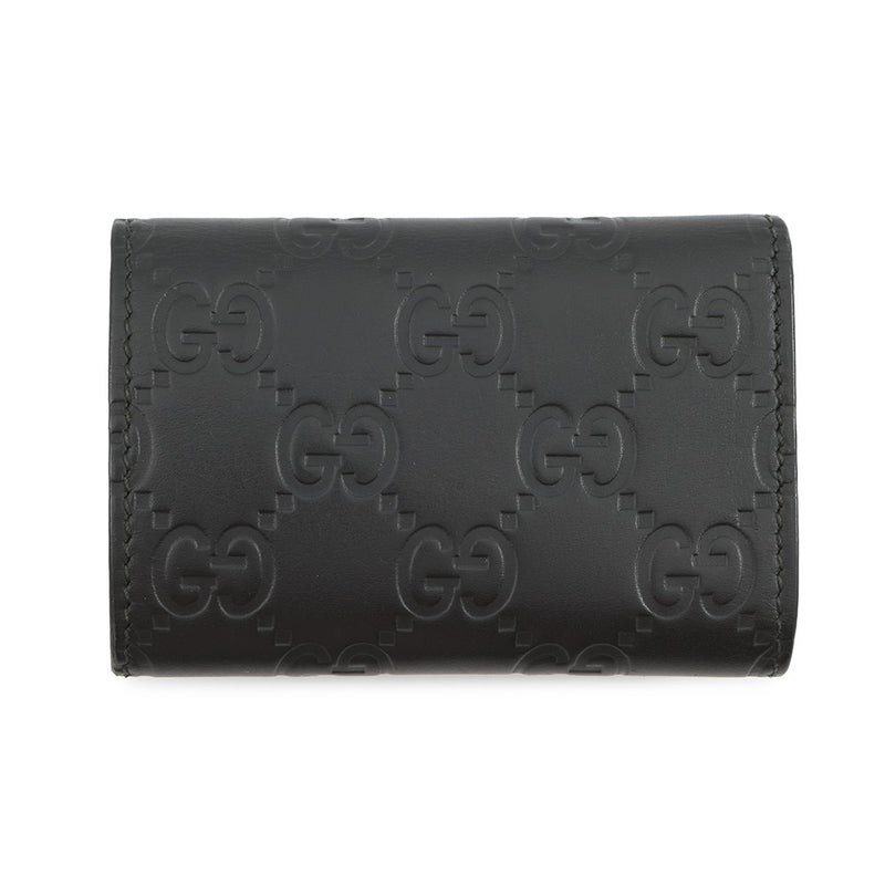 グッチ 6連キーケース グッチシマ レザー 138093 GUCCI キーケース 黒