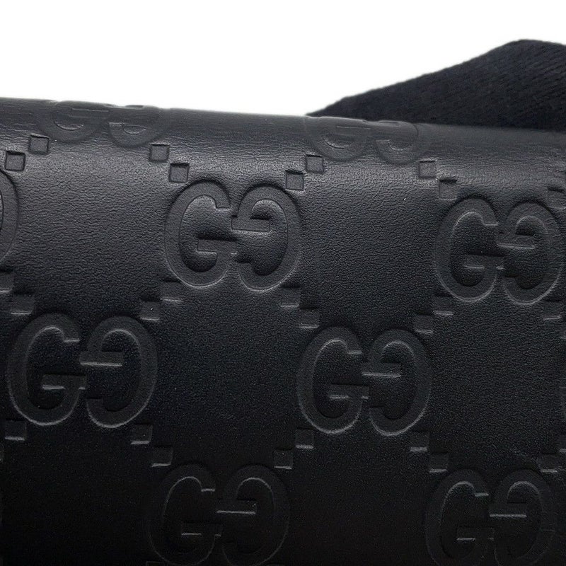 グッチ 6連キーケース グッチシマ レザー 138093 GUCCI キーケース 黒