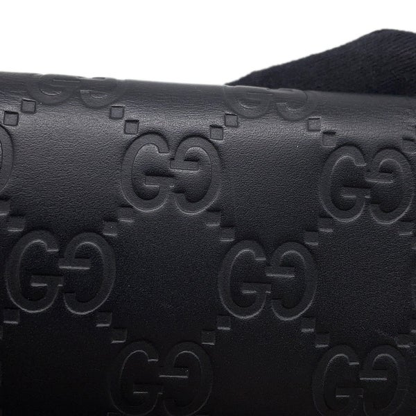 グッチ 6連キーケース グッチシマ レザー 138093 GUCCI キーケース 黒