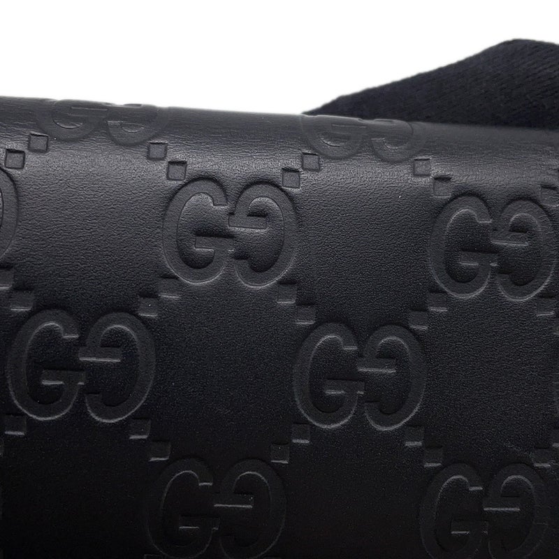 グッチ 6連キーケース グッチシマ レザー 138093 GUCCI キーケース 黒