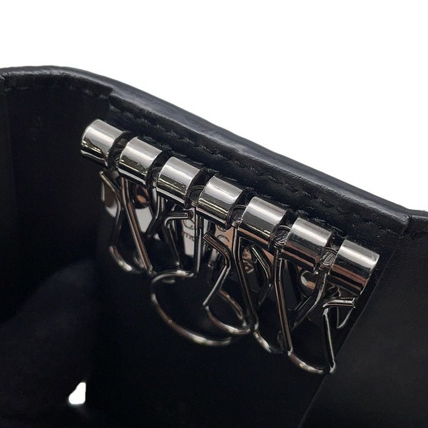 グッチ 6連キーケース グッチシマ レザー 138093 GUCCI キーケース 黒