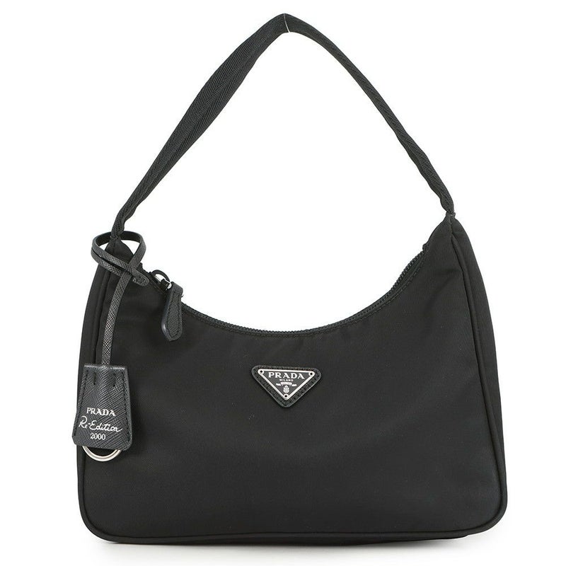 プラダ ハンドバッグ  Re-Edition 2000 Re-Nylon トライアングルロゴ ナイロン PRADA ミニバッグ 黒