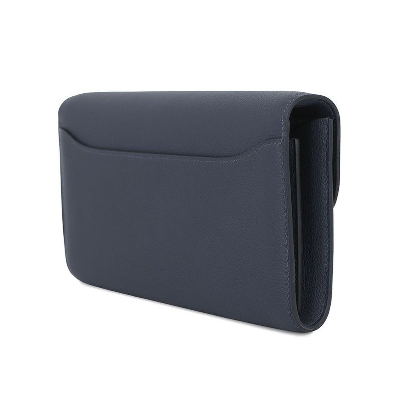 エルメス 長財布 コンスタンス トゥーゴー ロング ブルーニュイ/シルバー金具 エバーカラー K刻印 HERMES 財布