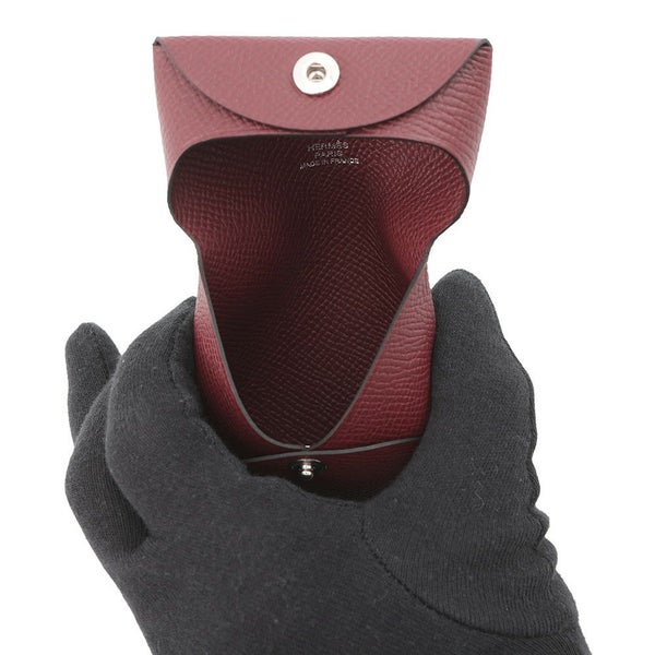 エルメス コインケース バスティア ルージュアッシュ エプソン K刻印 HERMES 小銭入れ