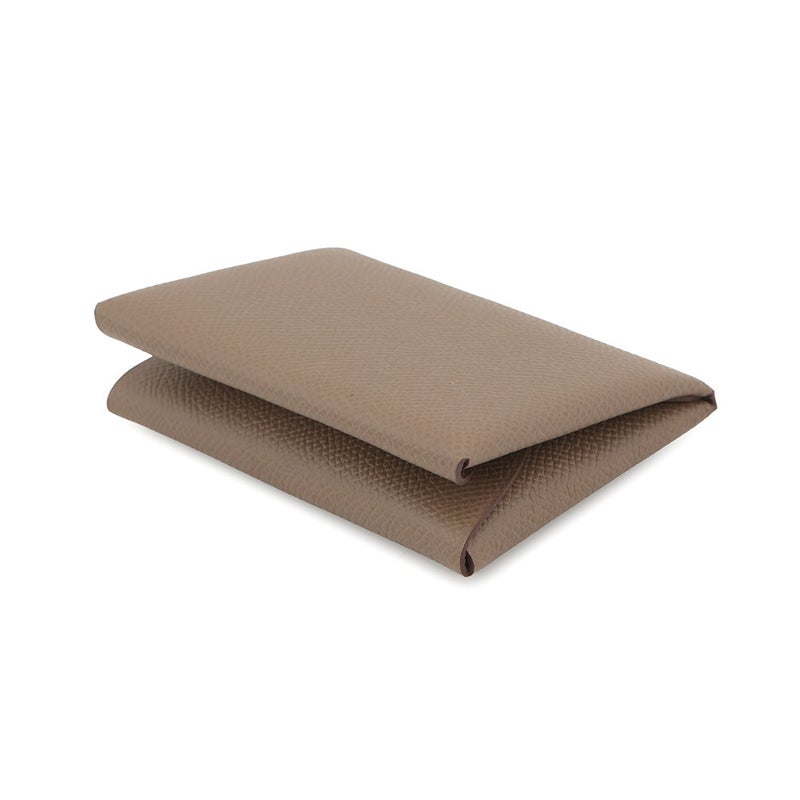 エルメス コインケース カルヴィ デュオ エトゥープ/シルバー金具 エプソン K刻印 財布