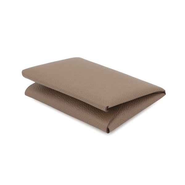 エルメス コインケース カルヴィ デュオ エトゥープ/シルバー金具 エプソン K刻印 財布