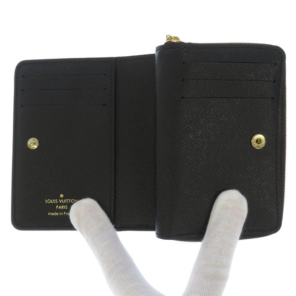 ルイヴィトン 二つ折り財布 モノグラム/モノグラム・リバース ポルトフォイユ・ルー M81461 LOUIS VUITTON 黒
