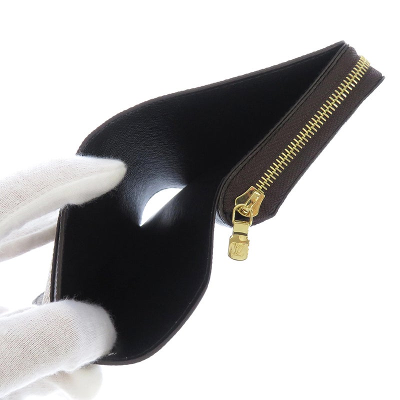 ルイヴィトン 二つ折り財布 モノグラム/モノグラム・リバース ポルトフォイユ・ルー M81461 LOUIS VUITTON 黒