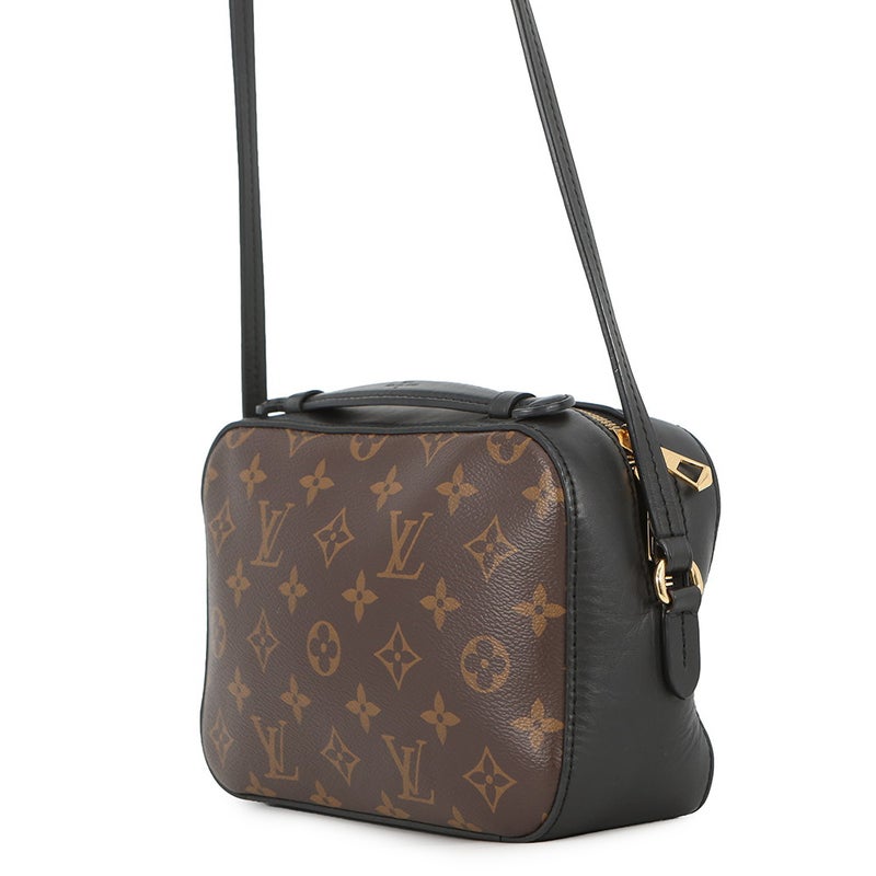 ルイヴィトン ショルダーバッグ モノグラム サントンジュ M43555 LOUIS VUITTON ヴィトン バッグ タッセル ブラック 黒