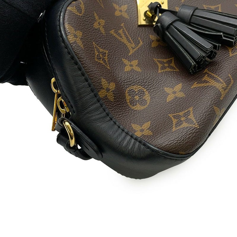 ルイヴィトン ショルダーバッグ モノグラム サントンジュ M43555 LOUIS VUITTON ヴィトン バッグ タッセル ブラック 黒