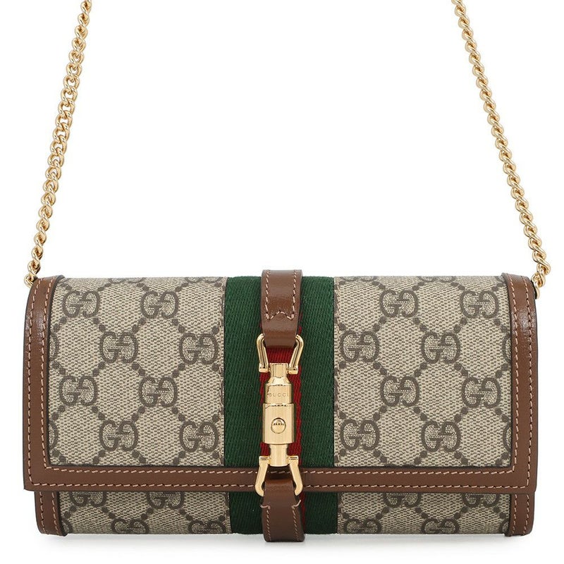 グッチ チェーンウォレット ジャッキー1961 GGスプリーム/レザー 652681 GUCCI 財布