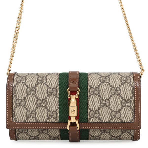 グッチ チェーンウォレット ジャッキー1961 GGスプリーム/レザー 652681 GUCCI 財布