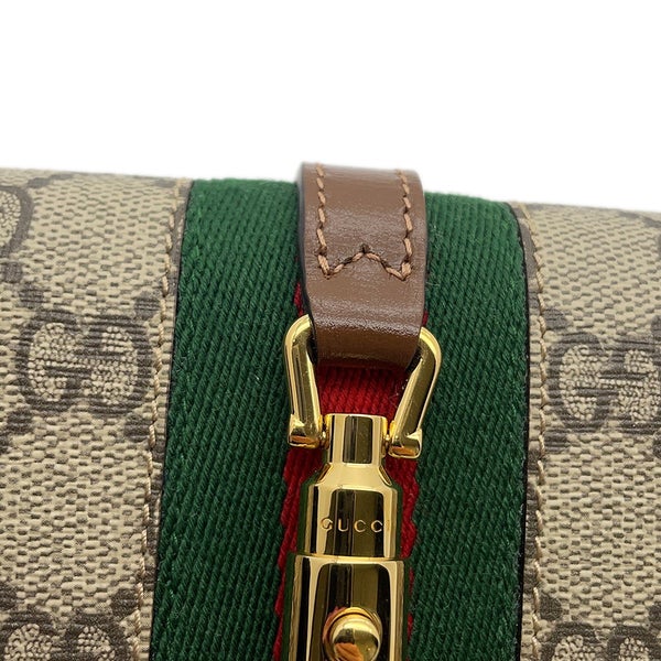 グッチ チェーンウォレット ジャッキー1961 GGスプリーム/レザー 652681 GUCCI 財布