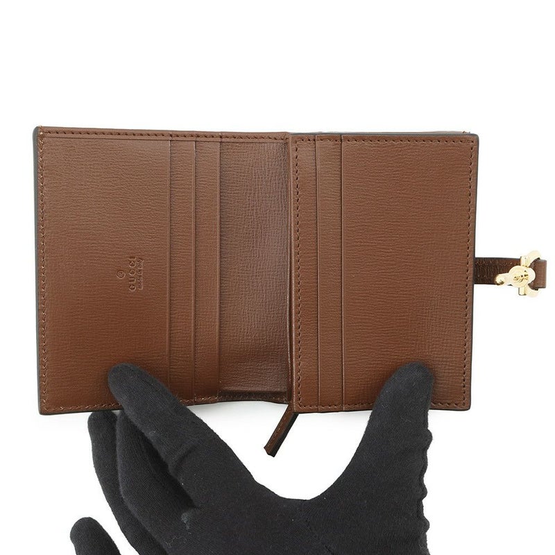 グッチ 二つ折り財布 ジャッキー 1961 カードケース ウォレット GGスプリーム/レザー 645536 GUCCI 財布