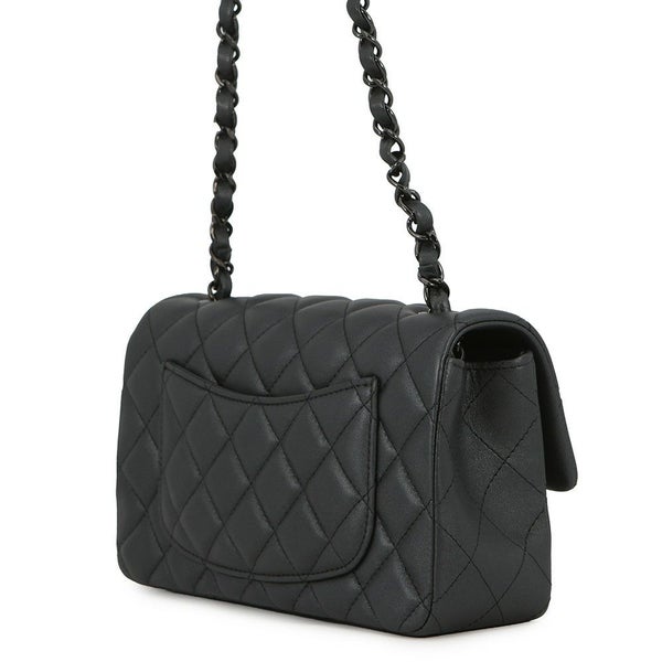 シャネル チェーンショルダーバッグ ココマーク ミニ マトラッセ 20 ラムスキン A69900 CHANEL 黒