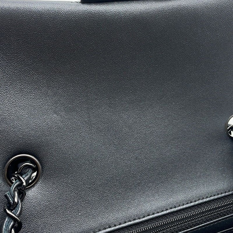 シャネル チェーンショルダーバッグ ココマーク ミニ マトラッセ 20 ラムスキン A69900 CHANEL 黒