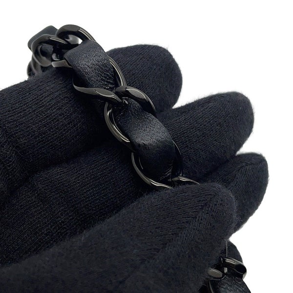 シャネル チェーンショルダーバッグ ココマーク ミニ マトラッセ 20 ラムスキン A69900 CHANEL 黒