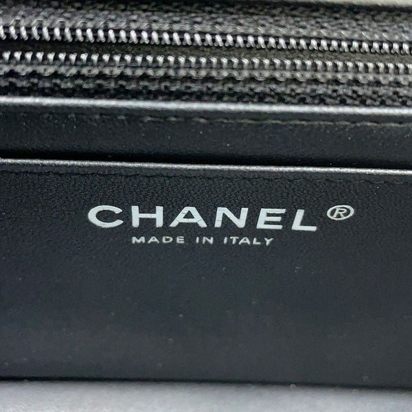 シャネル チェーンショルダーバッグ ココマーク ミニ マトラッセ 20 ラムスキン A69900 CHANEL 黒