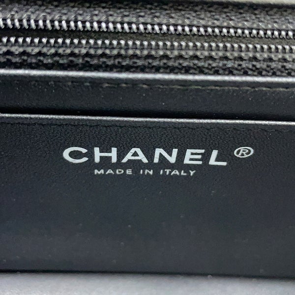 シャネル チェーンショルダーバッグ ココマーク ミニ マトラッセ 20 ラムスキン A69900 CHANEL 黒