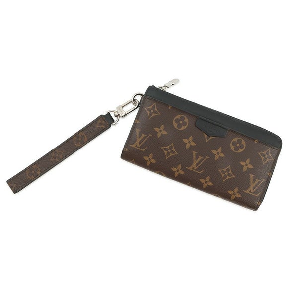 ルイヴィトン 長財布 モノグラム・マカサー ジッピー・ドラゴンヌ M69407 LOUIS VUITTON ヴィトン 財布 メンズ 黒 ブラック