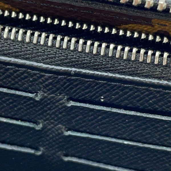 ルイヴィトン 長財布 モノグラム・マカサー ジッピー・ドラゴンヌ M69407 LOUIS VUITTON ヴィトン 財布 メンズ 黒 ブラック