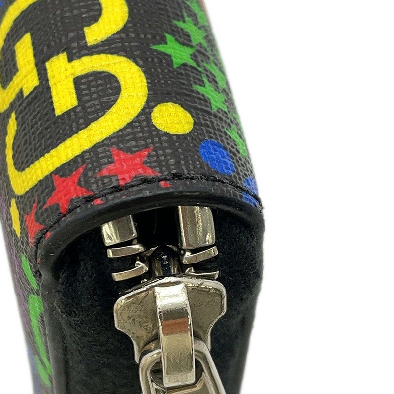 グッチ 長財布 GGサイケデリック ジップアラウンドウォレット 601079 GUCCI 財布 ラウンドファスナー 黒