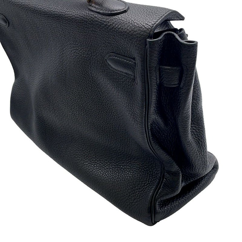 エルメス ハンドバッグ ケリー35 内縫い ブラック/ゴールド金具 トゴ □R刻印 ２wayショルダー 黒