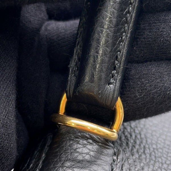 エルメス ハンドバッグ ケリー35 内縫い ブラック/ゴールド金具 トゴ □R刻印 ２wayショルダー 黒