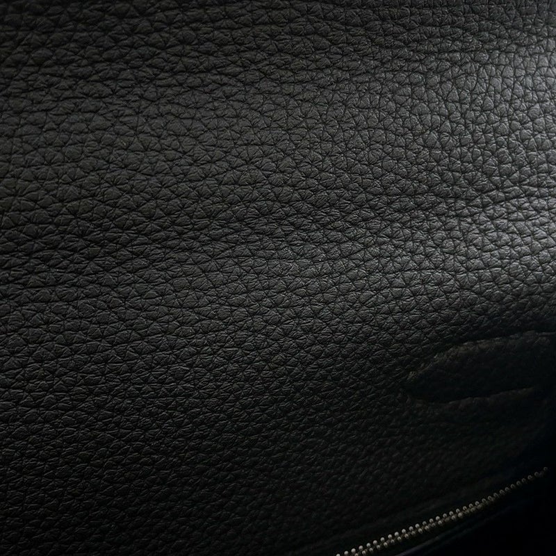 エルメス ハンドバッグ ケリー28 内縫い ブラック/シルバー金具 トゴ X刻印 ２wayショルダー 黒