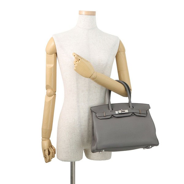 エルメス バーキン30 エタン/シルバー金具 トゴ D刻印 HERMES Birkin ハンドバッグ