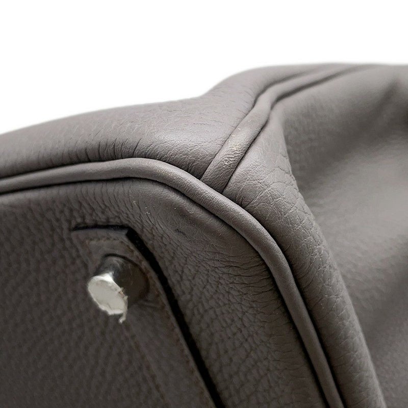 エルメス バーキン30 エタン/シルバー金具 トゴ D刻印 HERMES Birkin ハンドバッグ