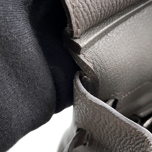 エルメス バーキン30 エタン/シルバー金具 トゴ D刻印 HERMES Birkin ハンドバッグ