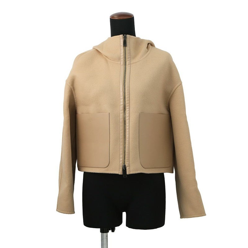 フェンディ ジャケット ズッカ リバーシブル ウール レディースサイズ36 FJ6993 FENDI アウター