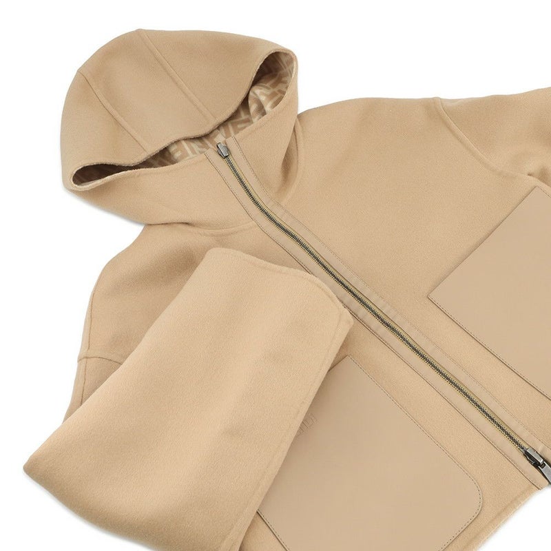 フェンディ ジャケット ズッカ リバーシブル ウール レディースサイズ36 FJ6993 FENDI アウター