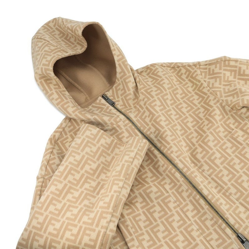 フェンディ ジャケット ズッカ リバーシブル ウール レディースサイズ36 FJ6993 FENDI アウター