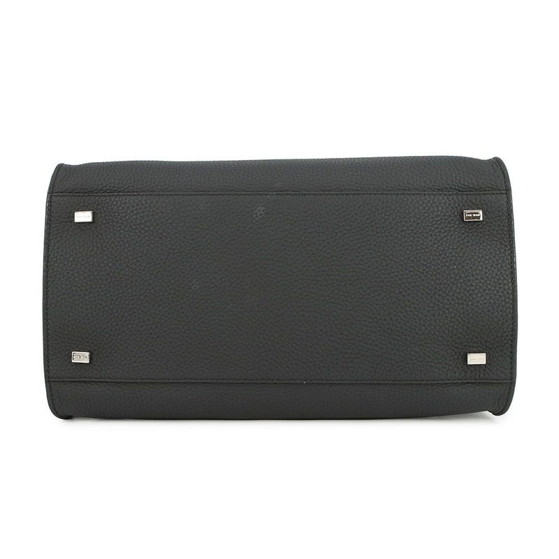 ザ ロウ ハンドバッグ ソフトマルゴー12 レザー W1586 THE ROW 2way 黒